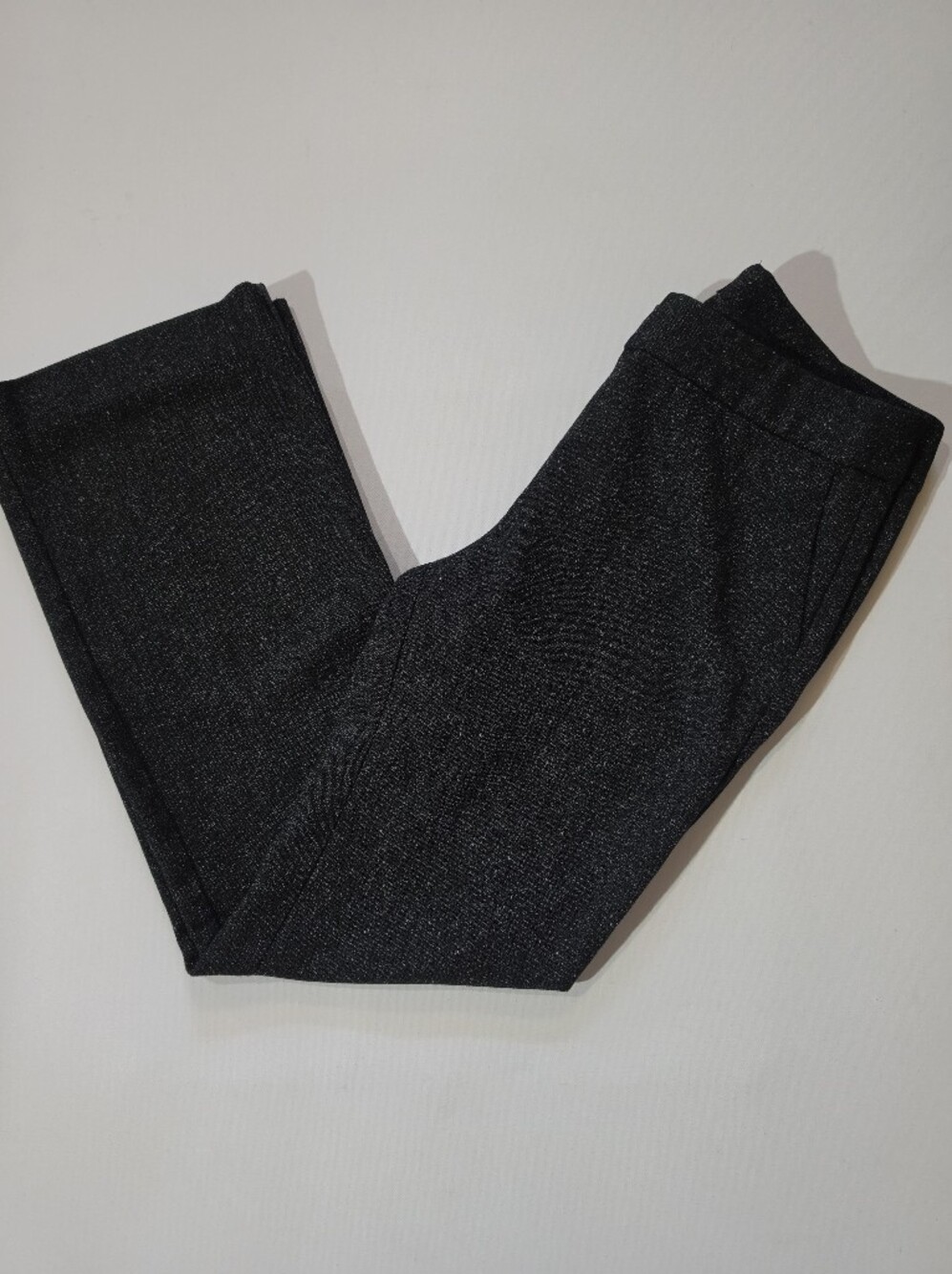 Ann Taylor Factory Tweed Dress Pants Womens 6P Dark Grey Office Career Academia